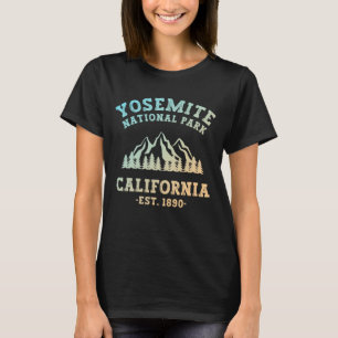 Yosemite National Park California Hiking Gradient T-Shirt