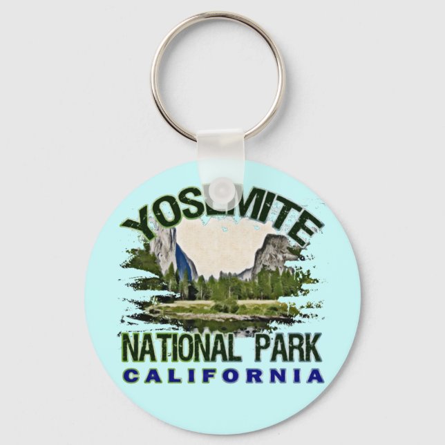 Yosemite National Park, California Keychain (Front)