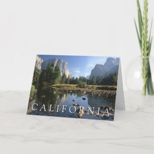 Yosemite National Park California Letterpress Thank You Card