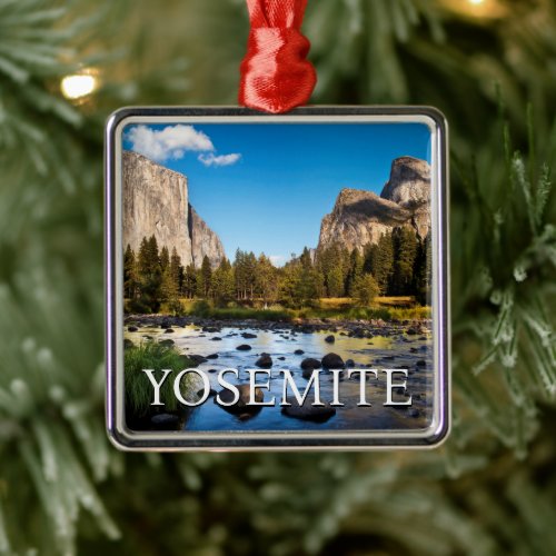 Yosemite National Park California Metal Ornament