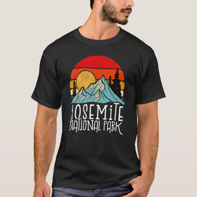 Yosemite National Park California National Park T-Shirt (Front)