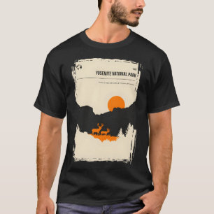 Yosemite National Park California Nature Minimal T T-Shirt