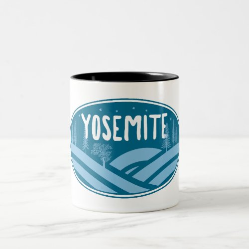Yosemite National Park California Outdoors Two_Tone Coffee Mug