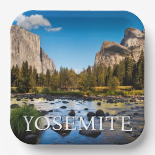Yosemite National Park, California Paper Plates
