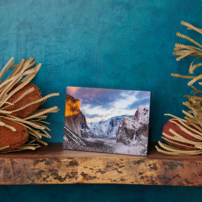 Yosemite National Park, California Plaque (Side)