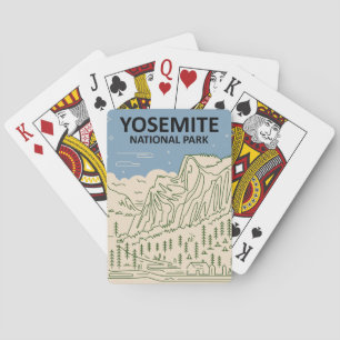 Yosemite National Park California Poker Cards