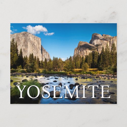 Yosemite National Park California Postcard
