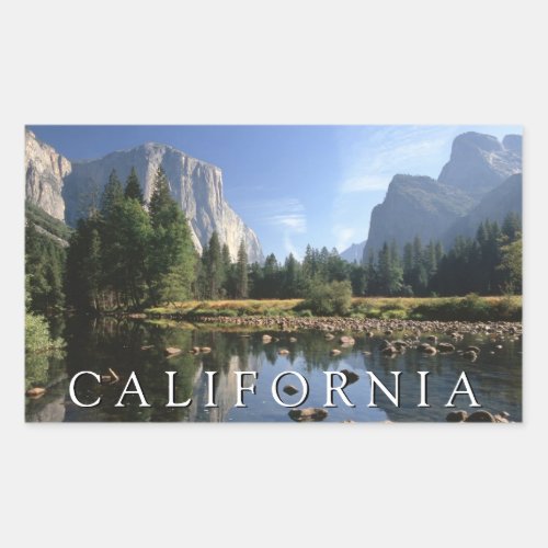 Yosemite National Park  California Rectangular Sticker
