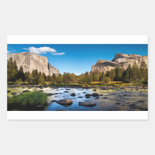Yosemite National Park, California Rectangular Sticker