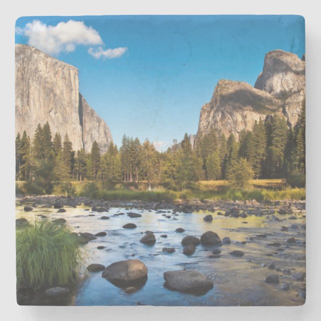 Yosemite National Park, California Stone Coaster (Front)