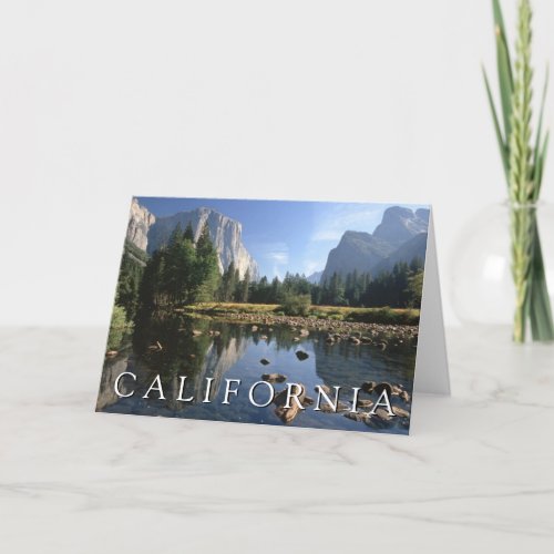 Yosemite National Park  California Thank You Card