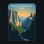 Yosemite National Park California Travel Landscape Magnet<br><div class="desc">Bring the breathtaking scenery of Yosemite National Park into your home with this stunning magnet! Featuring the iconic granite formations and vast valley views of this Californian natural wonder. A perfect reminder of your visit or a great gift for nature lovers</div>
