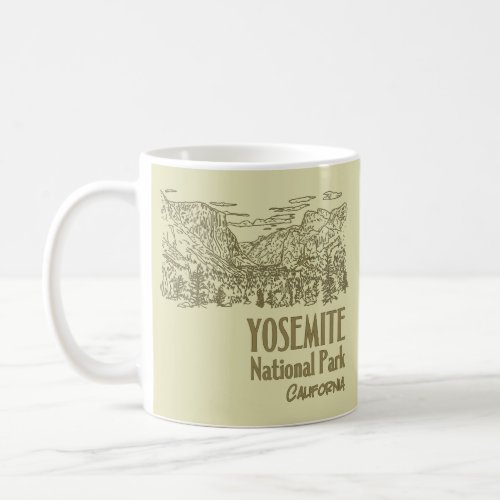 Yosemite National Park California Tunnel View Coffee Mug