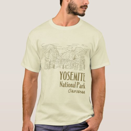 Yosemite National Park California Tunnel View T_Shirt
