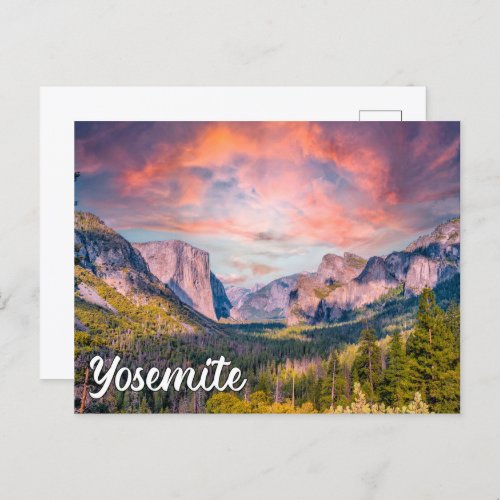 Yosemite National Park California United States Postcard