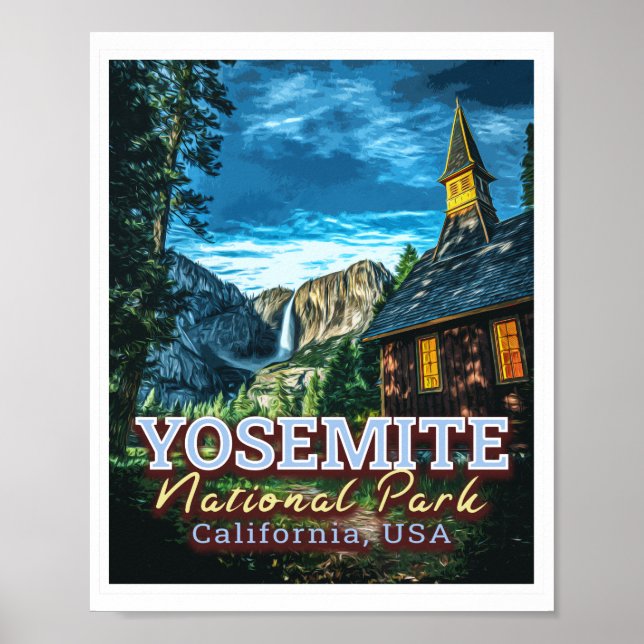YOSEMITE NATIONAL PARK - CALIFORNIA UNITED STATES POSTER (Front)