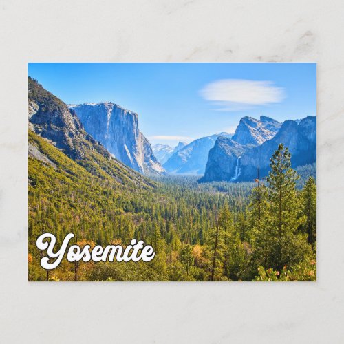 Yosemite National Park California USA Postcard