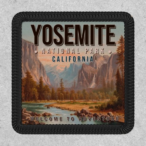 Yosemite National Park California Vintage 1980s Patch