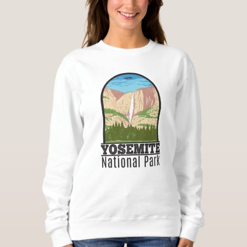Yosemite National Park California Waterfall Sweatshirt