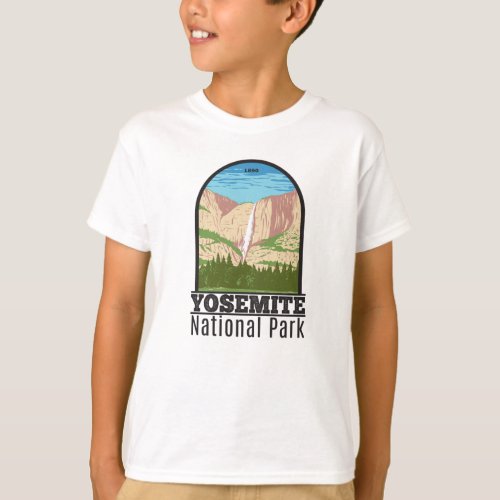 Yosemite National Park California Waterfall T_Shirt