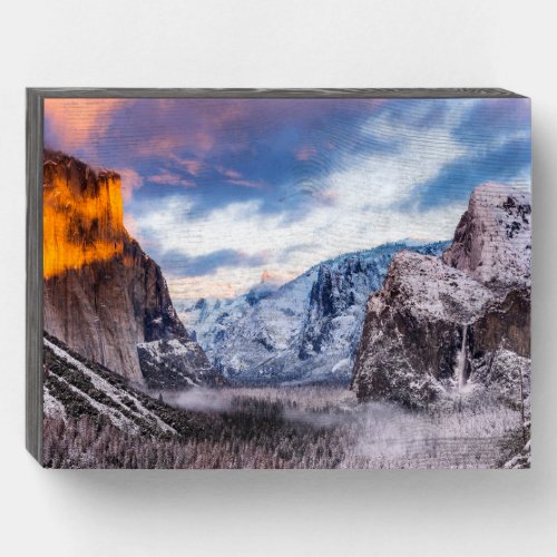 Yosemite National Park California Wooden Box Sign