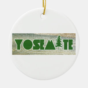 Yosemite National Park Ceramic Ornament