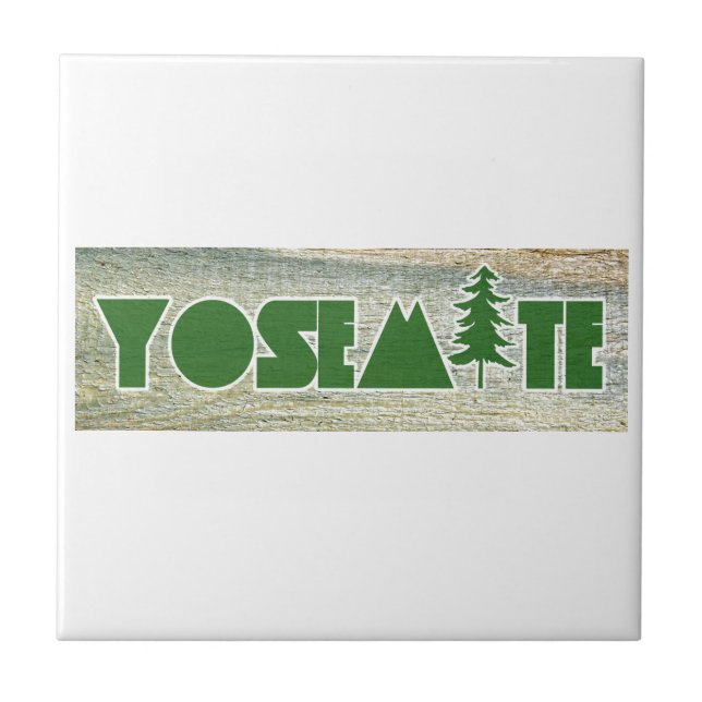 Yosemite National Park Ceramic Tile (Front)