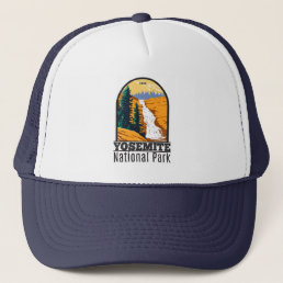 Yosemite National Park Chilnualna Falls California Trucker Hat