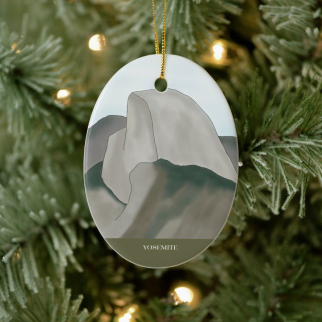 Yosemite National Park Christmas Tree Ornament (Tree)