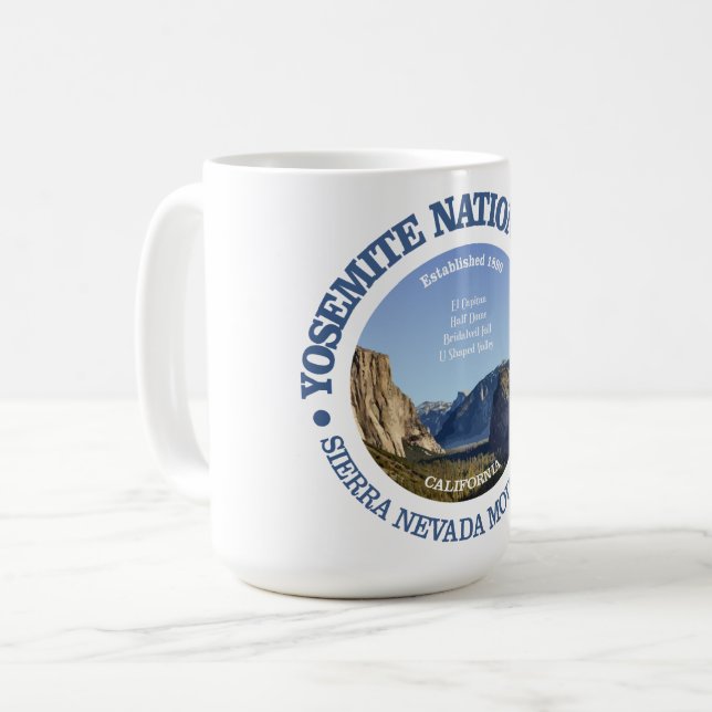 Yosemite National Park Coffee Mug (Front Left)