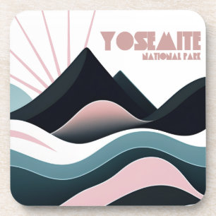 Yosemite National Park Colored Hills Beverage Coaster