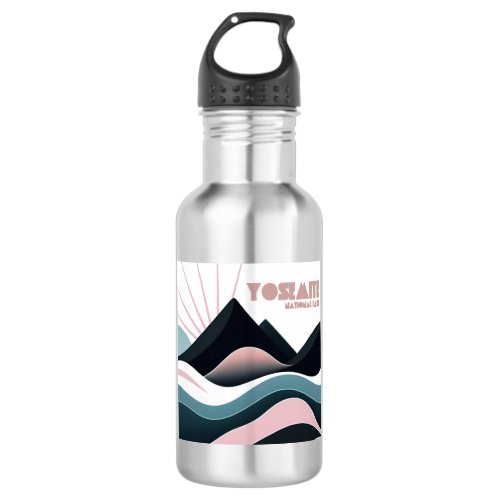 Yosemite National Park Colored Hills Stainless Steel Water Bottle