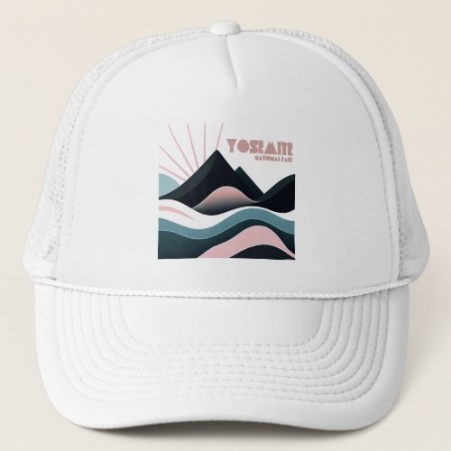 Yosemite National Park Colored Hills Trucker Hat
