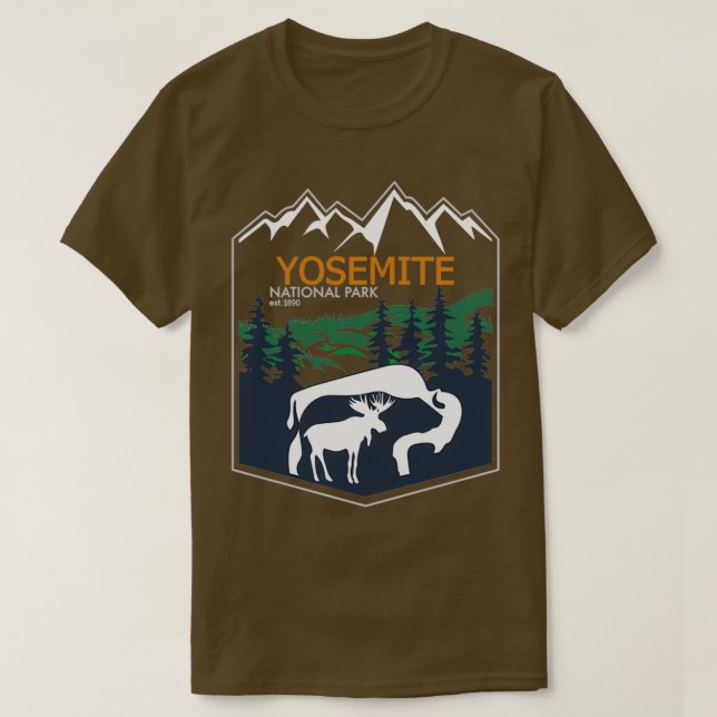 Yosemite National Park Design 1 T-Shirt (Design Front)