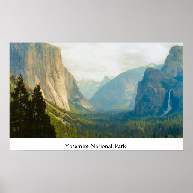Yosemite National Park Different View Poster (Front)