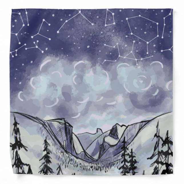 Yosemite National Park Dog Bandana (Front)