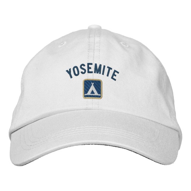 Yosemite National Park Embroidered Baseball Hat (Front)