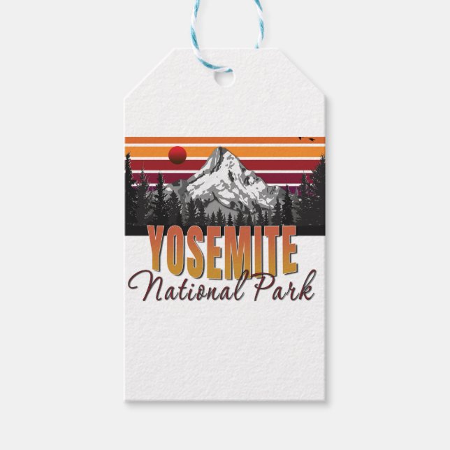 Yosemite National Park  Gift Tags (Front)