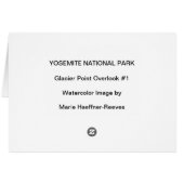 Yosemite National Park, Glacier Point Overlook #1 (Back Horizontal)