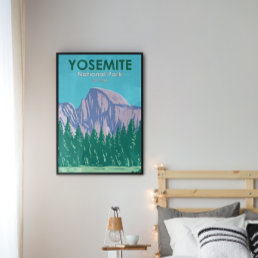 Yosemite National Park Half Dome California Poster
