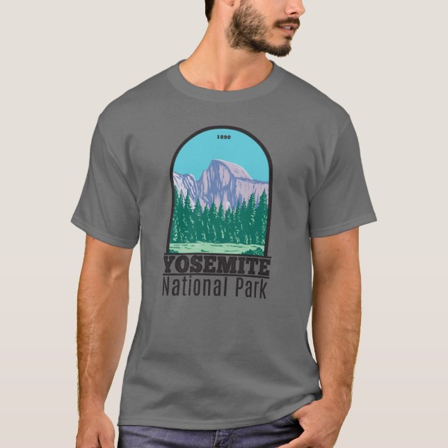 Yosemite National Park Half Dome California T-Shirt (Front)
