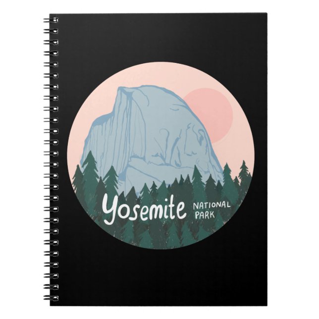 Yosemite National Park Half Dome Notebook (Front)
