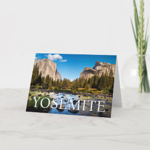 Yosemite National Park Happy Birthday Card
