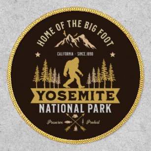 Yosemite National Park Home of the Big Foot Funny Patch