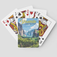 Yosemite National Park Illustration Travel Art