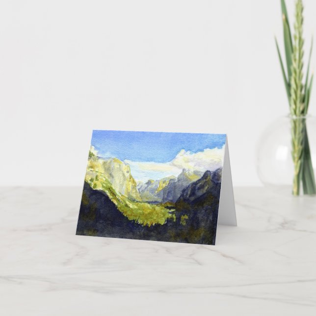 Yosemite National Park, Inspiration Point #2 Card (Front)