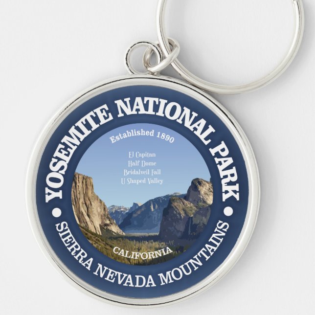 Yosemite National Park Keychain (Front)