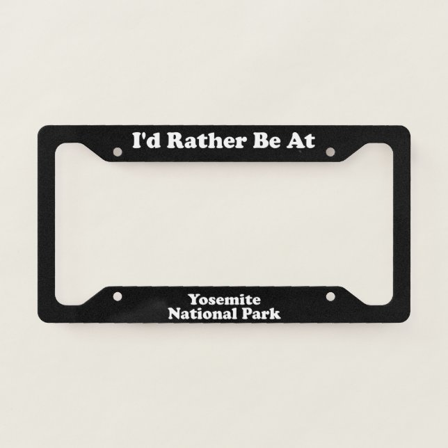 Yosemite National Park - LPF License Plate Frame (Front)
