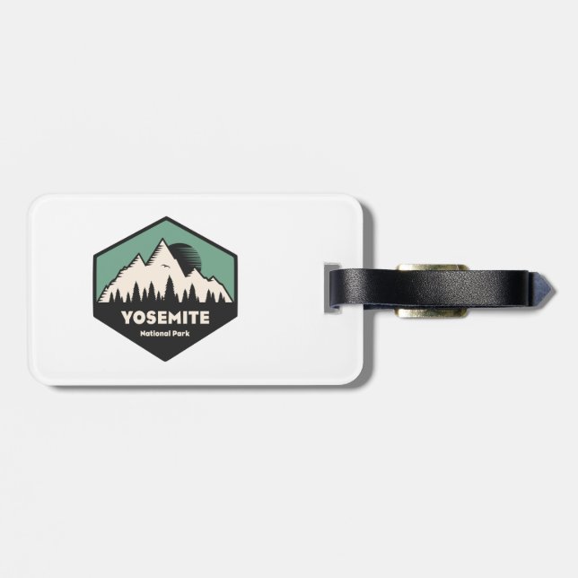 Yosemite National Park Luggage Tag (Back Horizontal)
