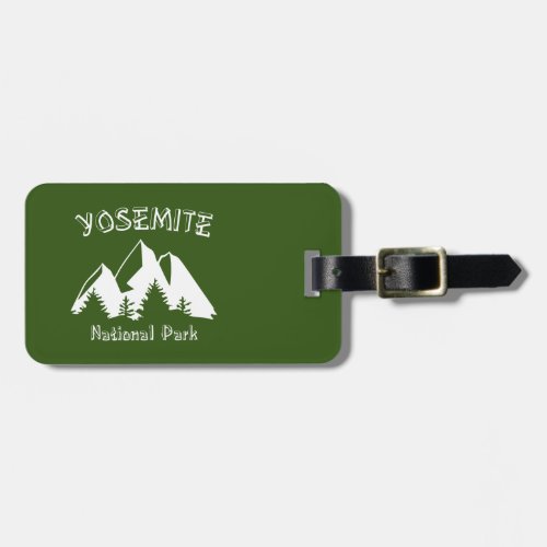 Yosemite National Park Luggage Tag